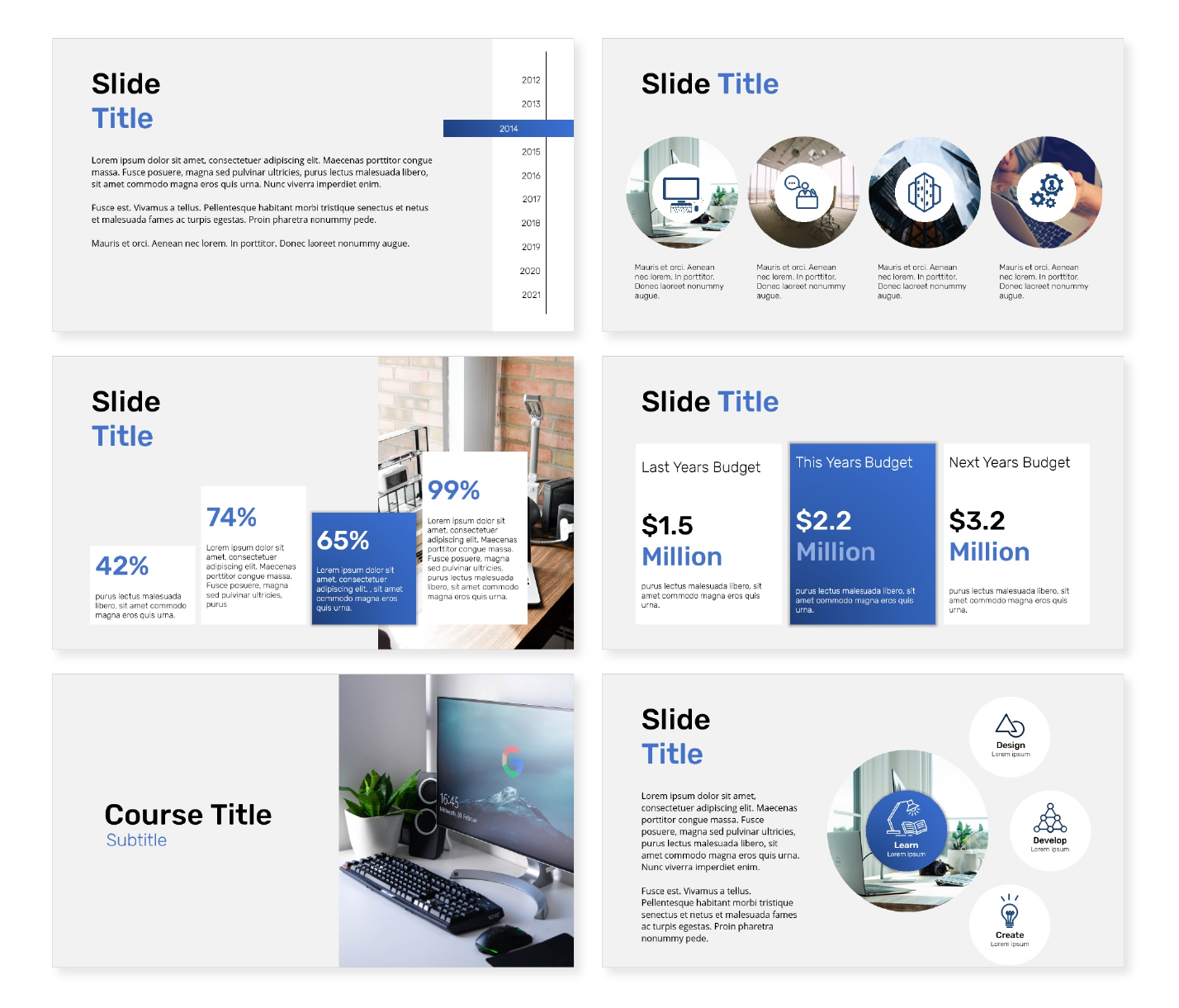 Articulate Storyline templates — Cool Morning thumbnail